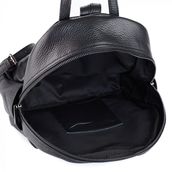 Rucsac Talida, din piele naturală negru, 8111 [4]