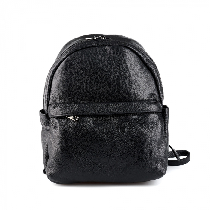 Rucsac Talida, din piele naturală negru, 8111 [2]
