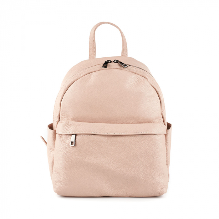 Rucsac Talida, din piele naturală roz, 8111 [2]
