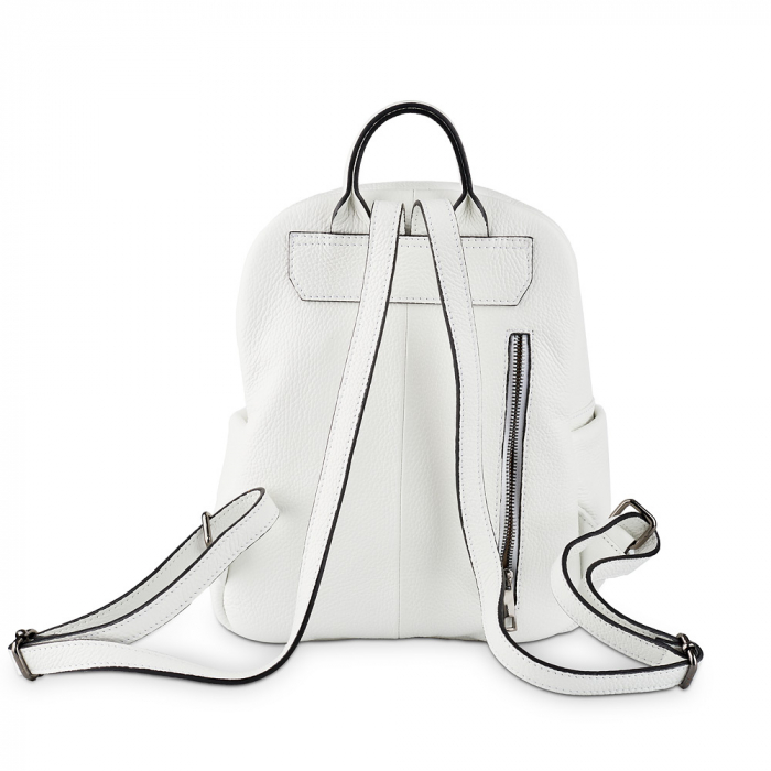 Rucsac Ayanna, din piele naturală alb, 8116 [3]