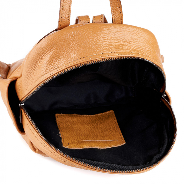 Rucsac Talida, din piele naturală crem, 8111 [4]