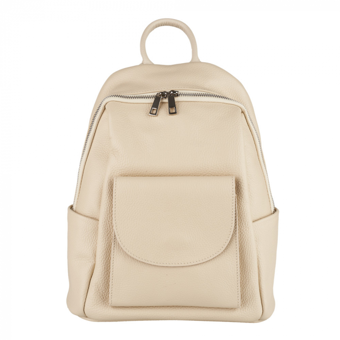 Rucsac Maysa, din piele naturală crem, 8179 [2]