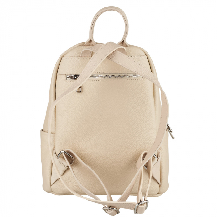 Rucsac Maysa, din piele naturală crem, 8179 [3]
