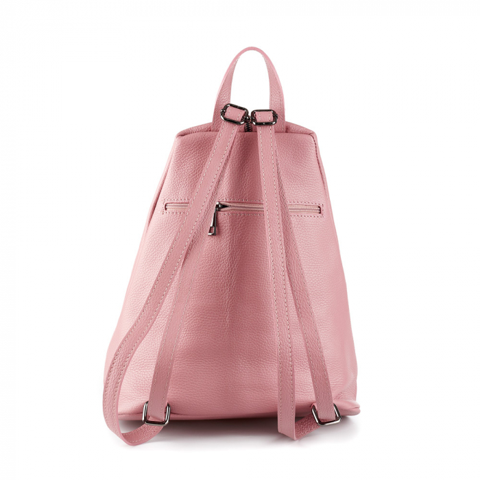 Rucsac Aniela, din piele naturală roz, 8108 [4]