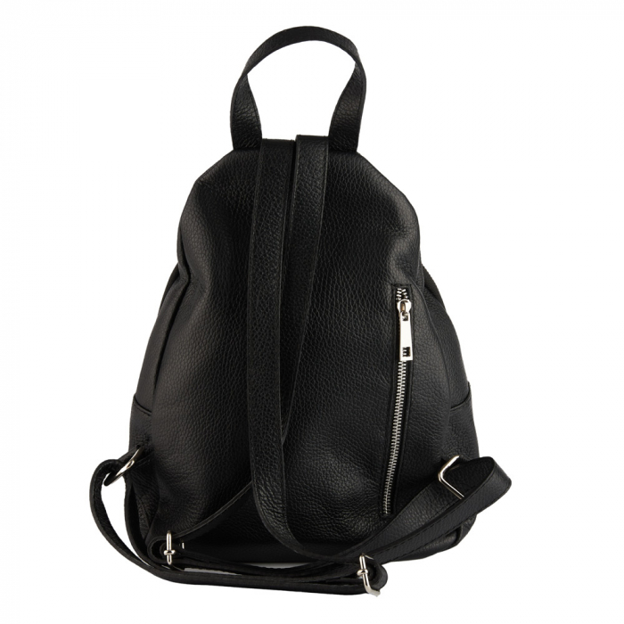 Rucsac Tessa,din piele naturala negru,8209 [4]