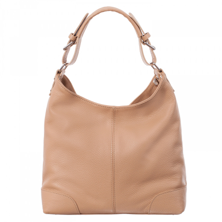 Geantă din piele naturală nude 8022 [1]
