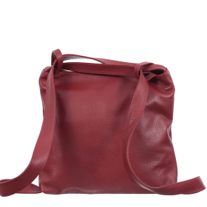 Geantă tip rucsac grena din piele naturală moale 8027 [2]