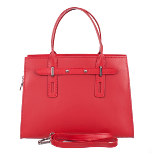 Geantă din piele naturală roșie 8030 [2]