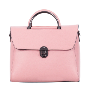 Geantă roz din piele naturală 8035 [1]