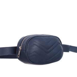 Genți Mici - Borsetă din piele naturală bleumarin pentru talie 8006