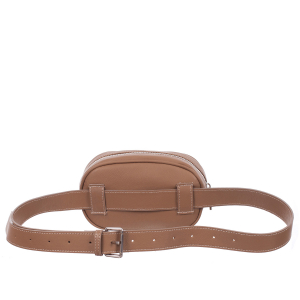 Borsetă din piele naturală bej pentru talie 8006 [2]