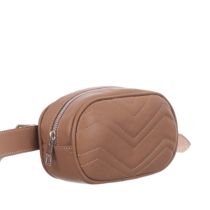 Culori Genți - Borsetă din piele naturală bej pentru talie 8006