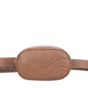 Borsetă din piele naturală bej pentru talie 8006 [1]