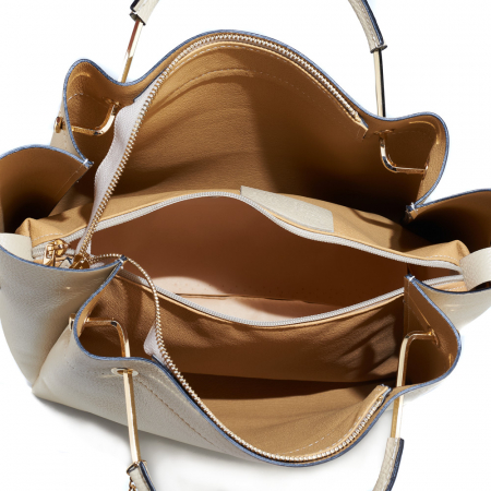 Geantă Alice, piele naturala, bej, 8055 [4]