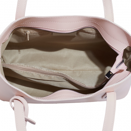 Geantă Model Mare Emma, roz antic din piele naturală 8008 [4]