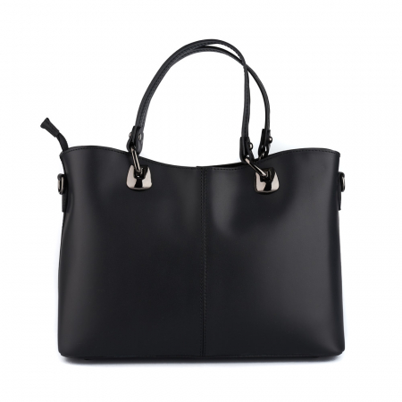 Geantă Sybil, neagra din piele naturală 8140 [1]
