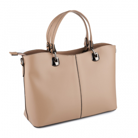 Culori Genți - Geantă Sybil, cafenie din piele naturală 8140