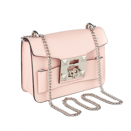 Genți Mici - Geantă Yvette, crossbody piele roz 8168