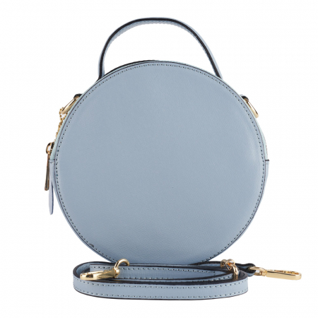 Geanta Alma,din piele naturala saffiano bleo  8206 [1]