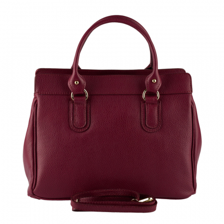 Geantă piele naturală bordo 8214 [2]
