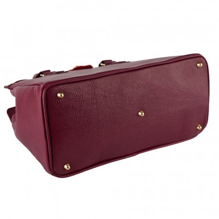 Geantă piele naturală bordo 8214 [3]