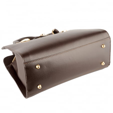 Geantă Analisa, maro ciocolata din piele naturală 8117 [3]