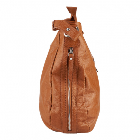 Geanta Ariela, din piele naturală coniac, 8173 [3]