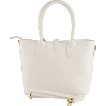 Geanta Ava din piele 100% naturala ,8247 alb [2]