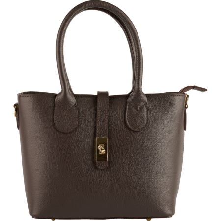 Geanta Ava din piele 100% naturala ,8247 maro ciocolata [1]