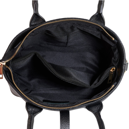 Geanta Ava din piele 100% naturala ,8247 negru [4]