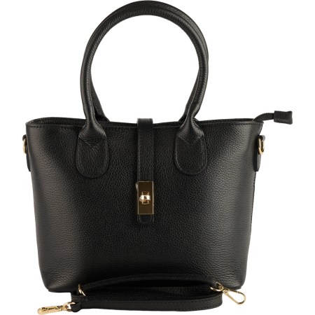 Geanta Ava din piele 100% naturala ,8247 negru [2]