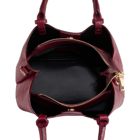 Geanta Blanche,din piele 100%naturala Italia,8146,bordo [4]