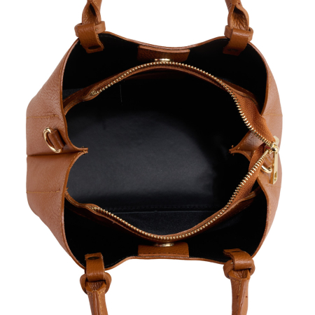 Geanta Blanche,din piele 100%naturala Italia,8146,coniac [4]