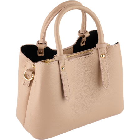 Geanta Blanche,din piele 100%naturala Italia,8246,nude