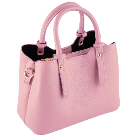 Geanta Blanche,din piele 100%naturala Italia,8246,roz pudrat