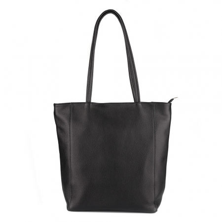 Geantă Shopper Ruthie, din piele naturală neagră 8185 [1]