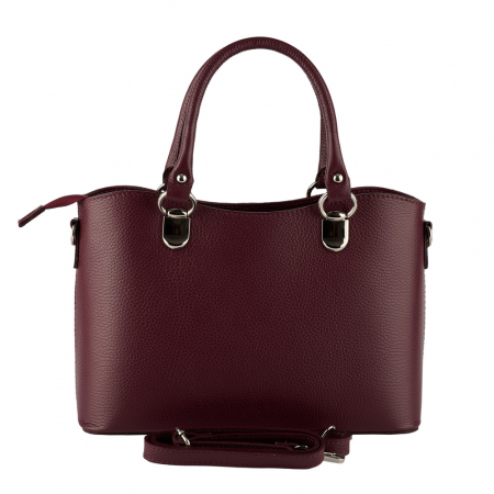 Geantă piele naturală bordo 8215 [2]