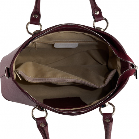 Geantă piele naturală bordo 8215 [3]