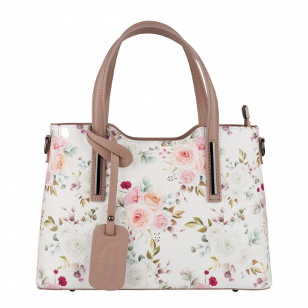 Geantă Connie, din piele naturală taupe 8195 [1]