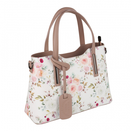 Genți Moderne - Geantă Connie, din piele naturală taupe 8195