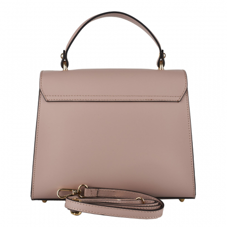 Geantă Courtney, din piele naturală taupe deschis, 8184 [2]