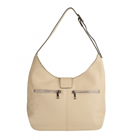 Geantă Emerald, de mana ,de umar sau crossbody piele naturala crem [2]