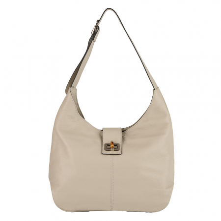 Geantă Emerald, de mana ,de umar sau crossbody piele naturala gris deschis [1]