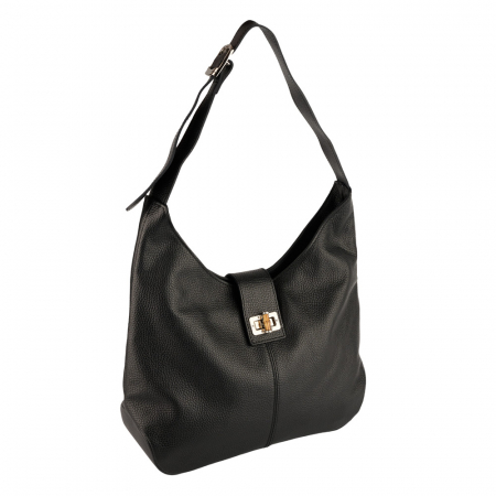 Genți Casual - Geantă Emerald, de mana ,de umar sau crossbody piele naturala negru
