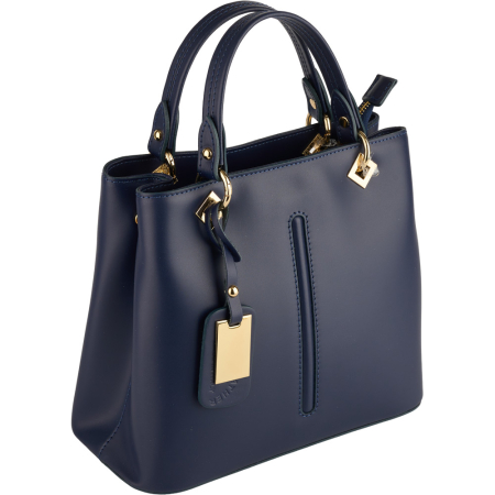 Genți Bleumarin - Geantă Eveline, din piele 100% naturală bleumarin 8013