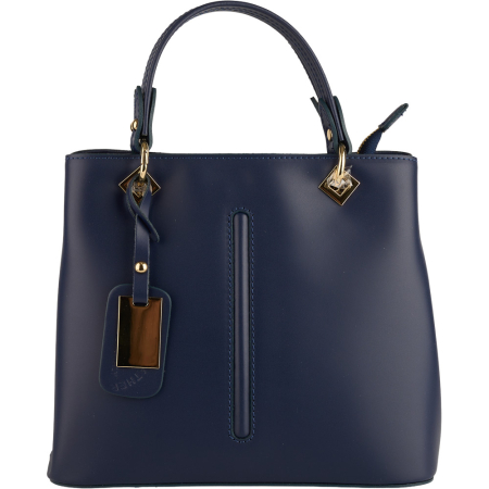 Geantă Eveline, din piele 100% naturală bleumarin 8013 [1]