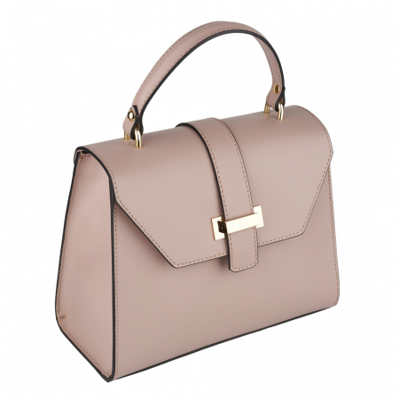 Genți Moderne - Geantă Fergie, din piele naturală taupe deschis, 8183