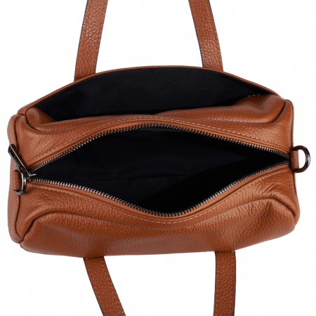 Geantă Harmony, din piele naturală coniac, 8188 [3]