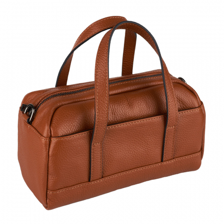 Genți Office - Geantă Harmony, din piele naturală coniac, 8188