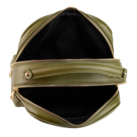 Geanta Frida, din piele naturala neagra ,8229 [4]